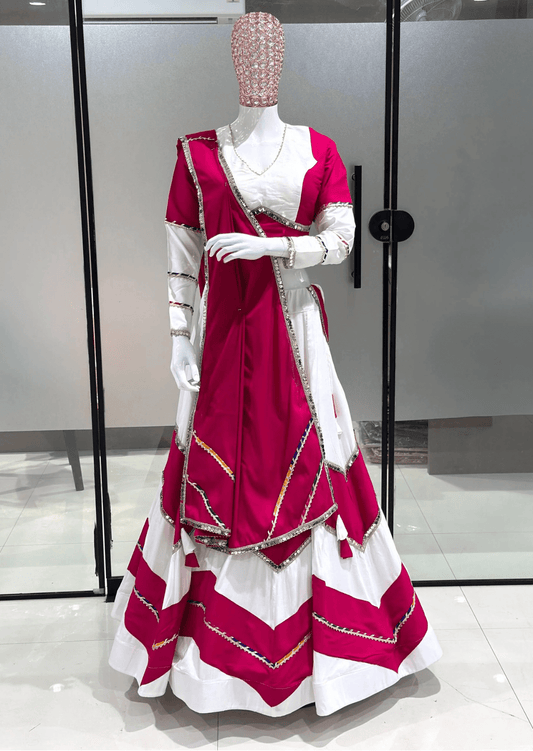 Gulnaar Rayon Cotton Lehenga Set