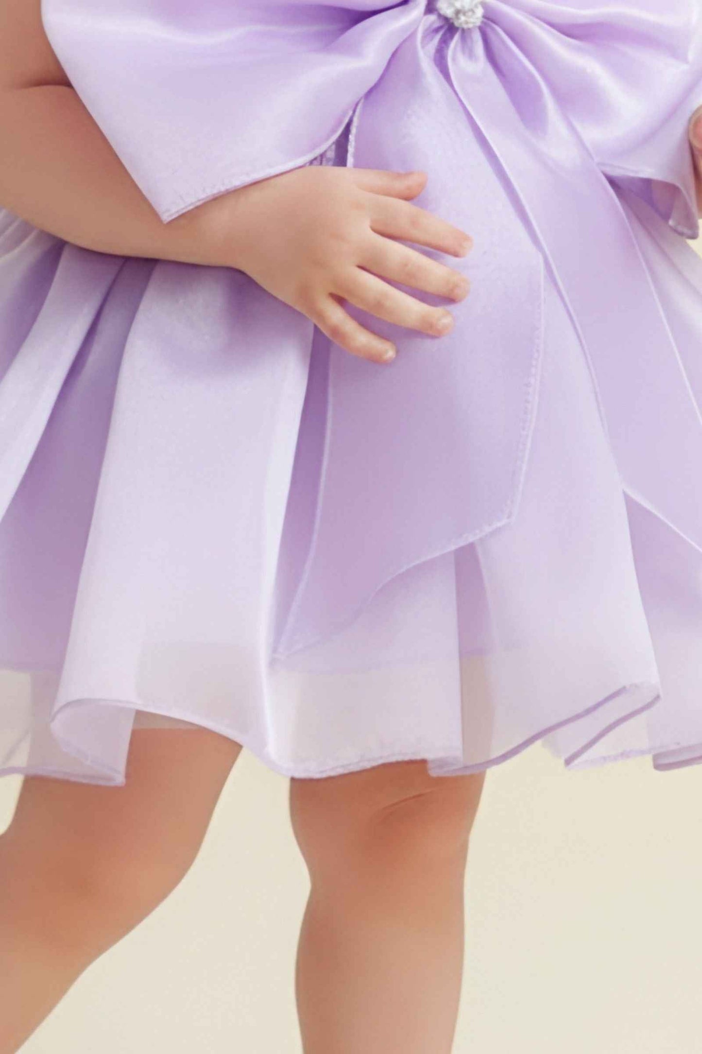 Nanha Swag Bow Designer Baby Dress