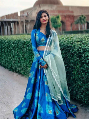 Mayuri Royale Satin Lehenga Set