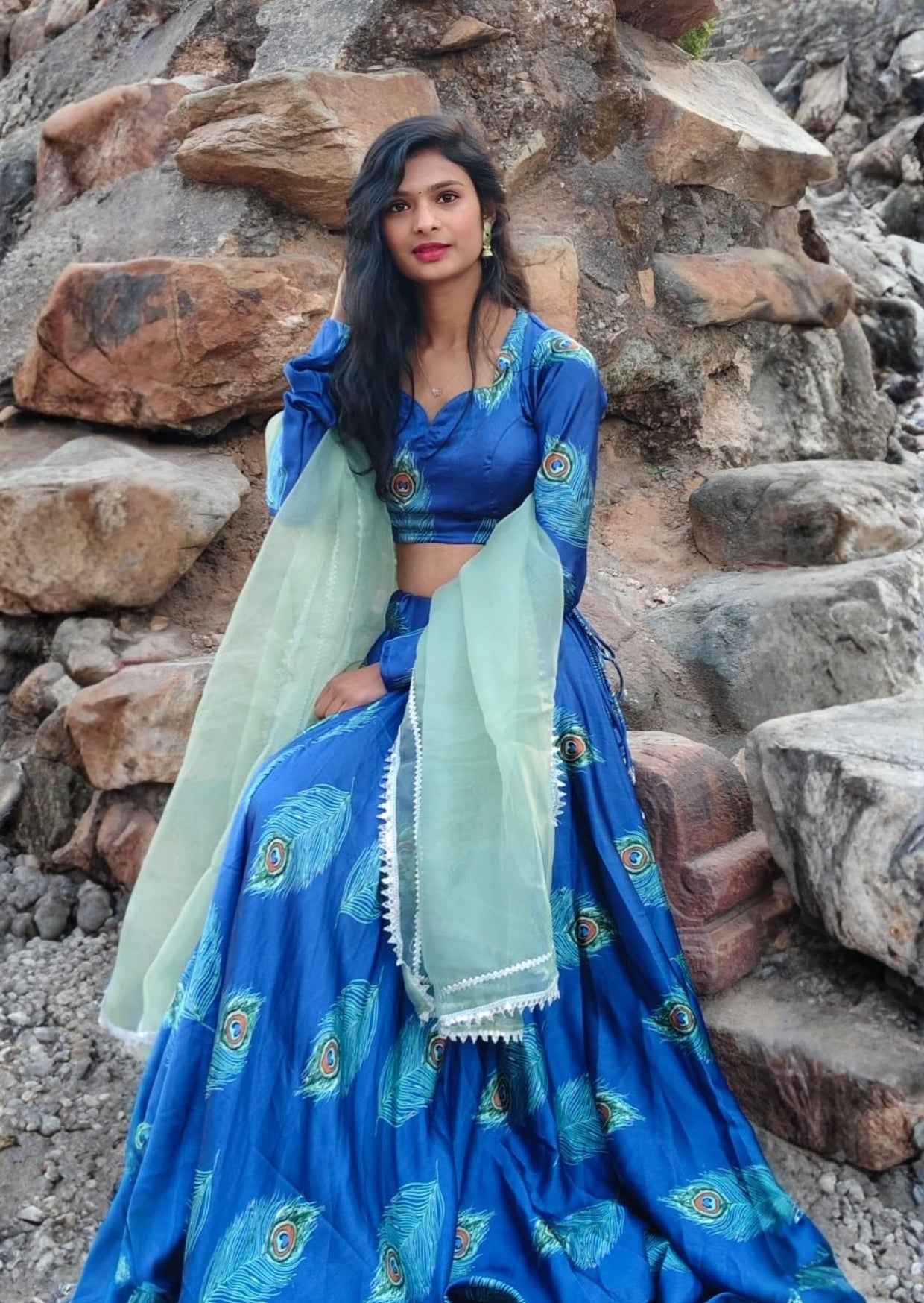 Mayuri Royale Satin Lehenga Set