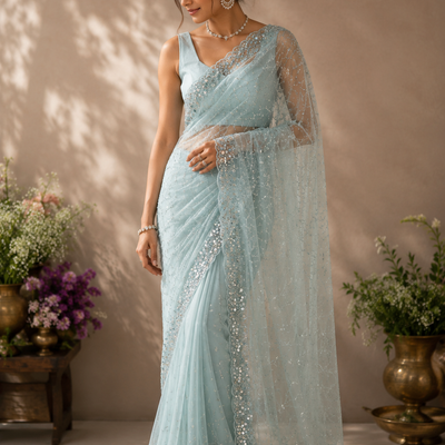 Jalpari Soft Net Saree