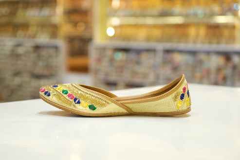 Rangtara Gold Festive Jutti