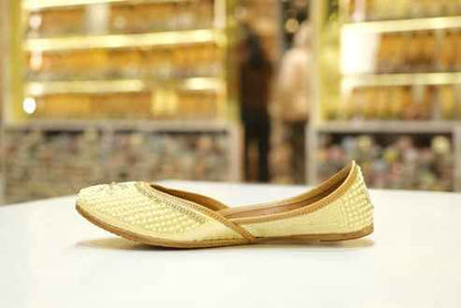 Pearlora Gold Luxe Bridal Jutti