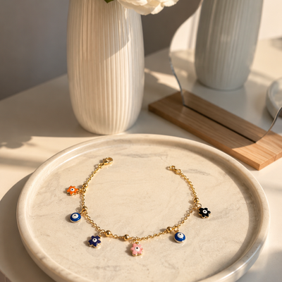 Lucky Charm Evil Eye Bracelet