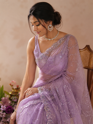 Sharbate-ae-mohobbat Soft Net Saree