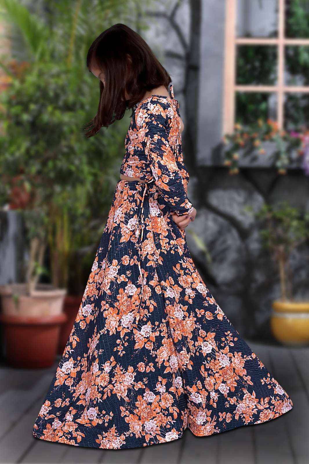 Blossom Babe Vibe Floral Festive Spin Lehenga Set