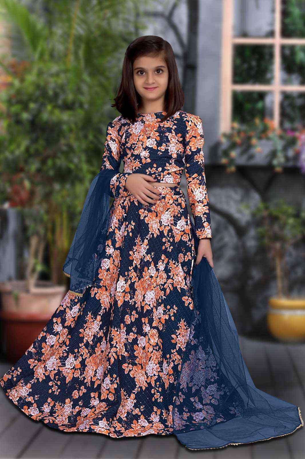 Blossom Babe Vibe Floral Festive Spin Lehenga Set