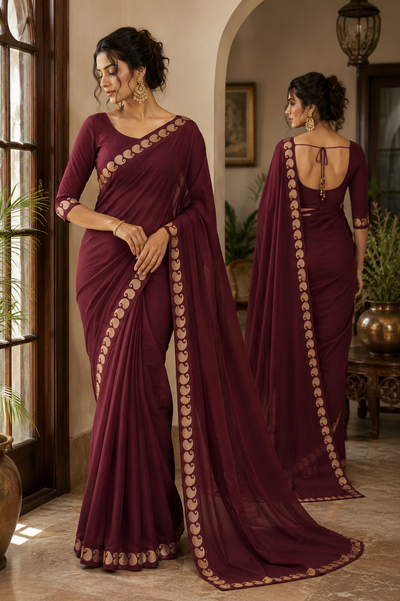 Niharika Viscose Georgette Saree