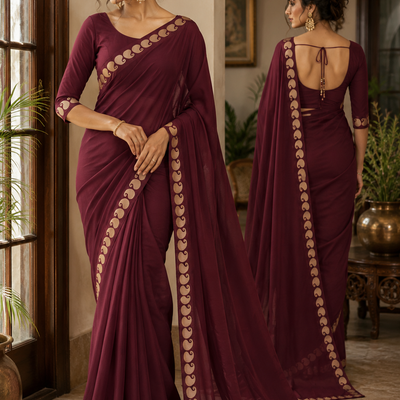 Niharika Viscose Georgette Saree