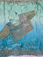 NeelAab NoorLeher Designer Saree