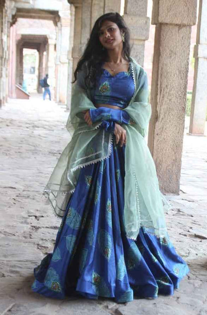 Mayuri Royale Satin Lehenga Set