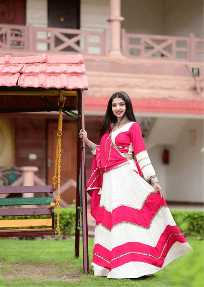 Gulnaar Rayon Cotton Lehenga Set