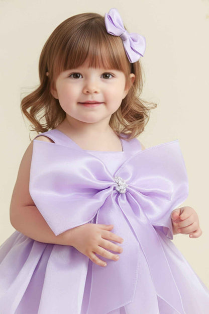 Nanha Swag Bow Designer Baby Dress
