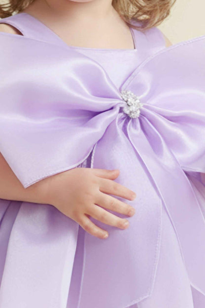 Nanha Swag Bow Designer Baby Dress
