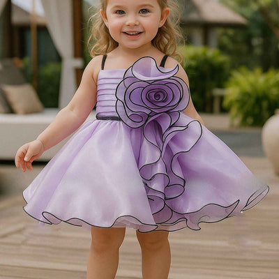 Pari Floral Designer Kids Party Dress