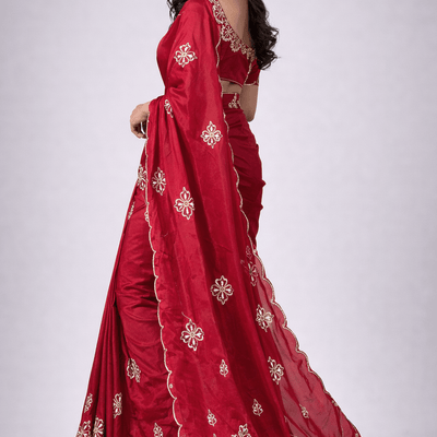 RaniRoop Khatli Handcrafted  Silk Saree